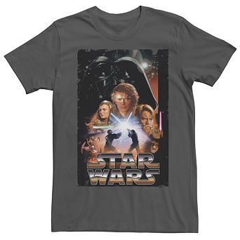 Men's Star Wars Revenge Of The Sith Episode Three Movie Poster Tee