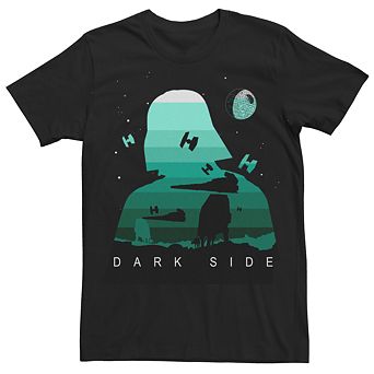 Men's Star Wars Darth Vader Silhouette Space Fill Tee
