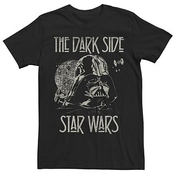 Men's Star Wars Darth Vader Death Star Dark Portrait Tee
