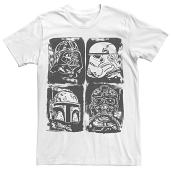 Men's Star Wars The Dark Side Helmets Tee