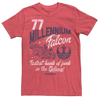 Men's Star Wars Millennium Falcon Fly By Vintage Tee