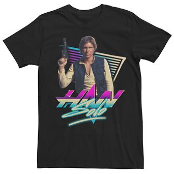 Men's Star Wars Han Solo 80's Style Portrait Tee