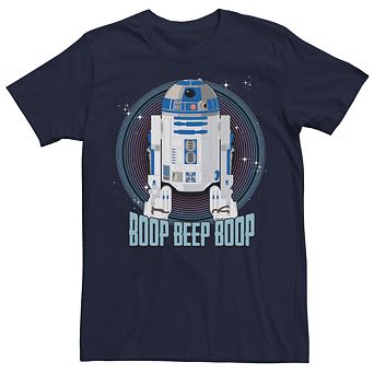 Men's Star Wars R2-D2 Boop Beep Boop Circle Tee