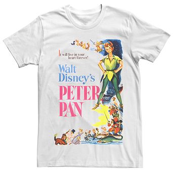 Disney's Peter Pan Retro Movie Poster Men's Tee