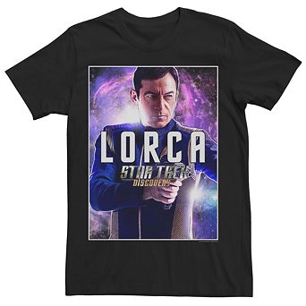 Men's Star Trek Discovery Lorca Galaxy Poster Tee