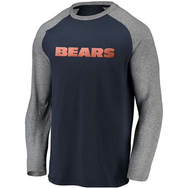 Men's Chicago Bears Raglan Long Sleeve Tee