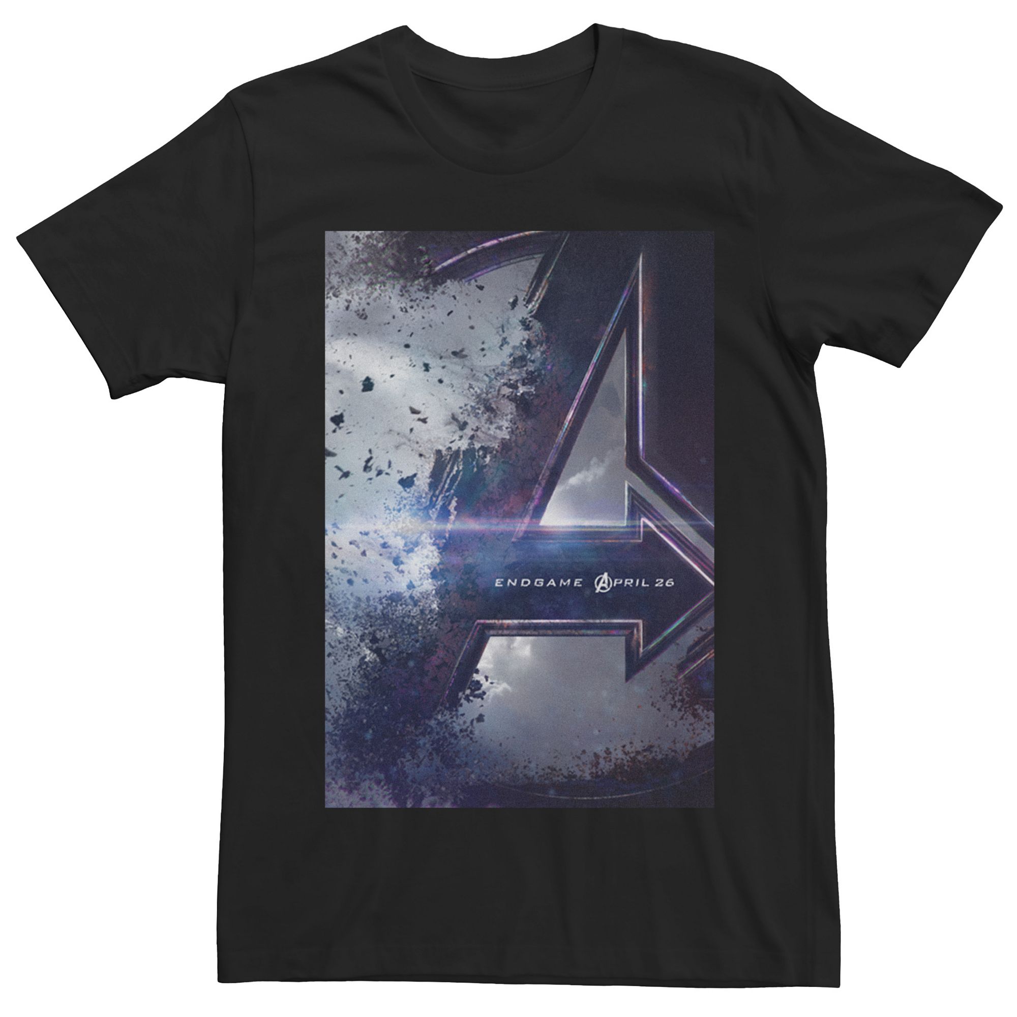 Mens Marvel Endgame Poster Tee, Size: Medium, Black