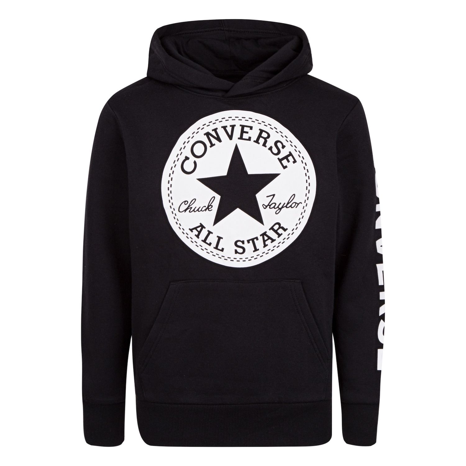 grey converse hoodie