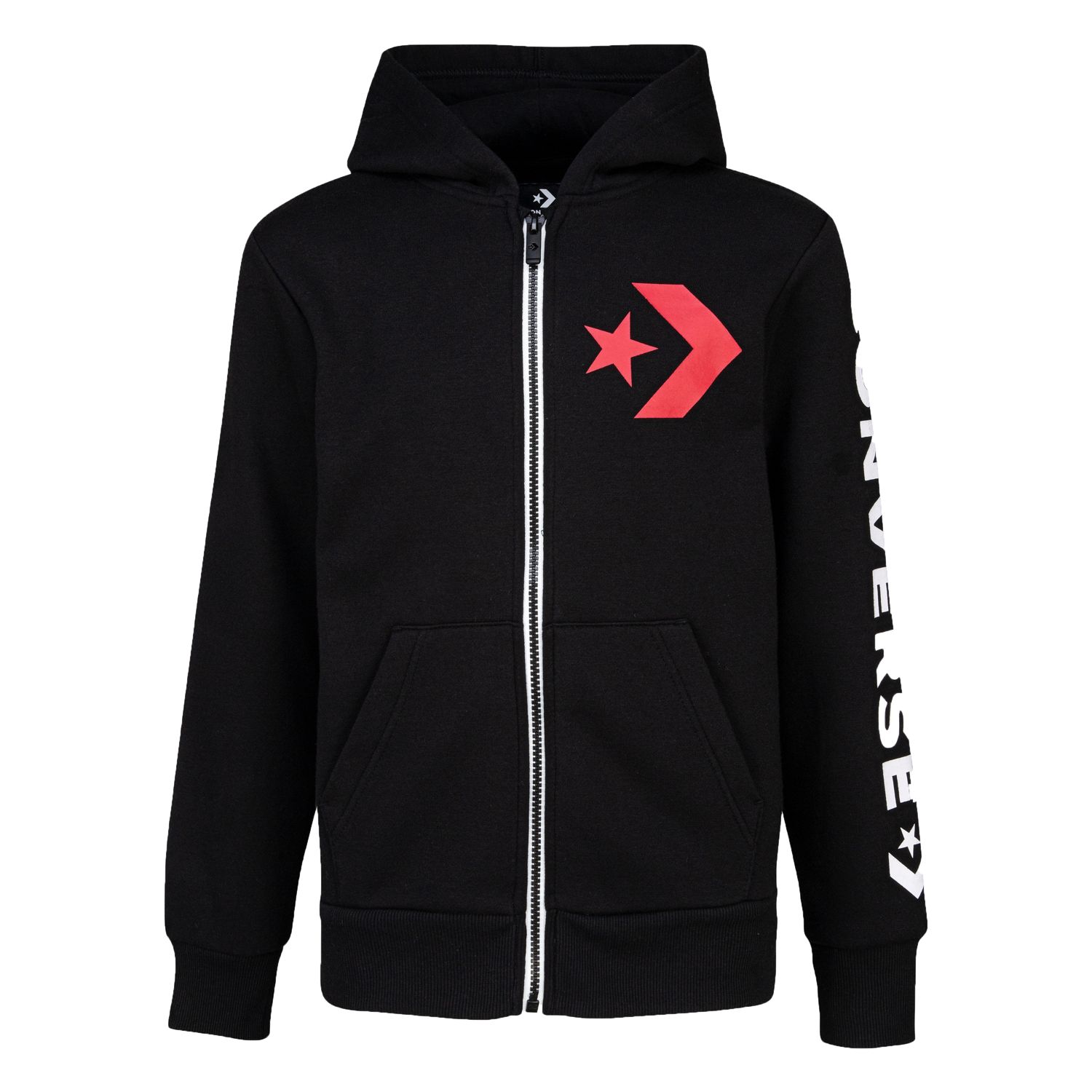 converse full zip hoodie