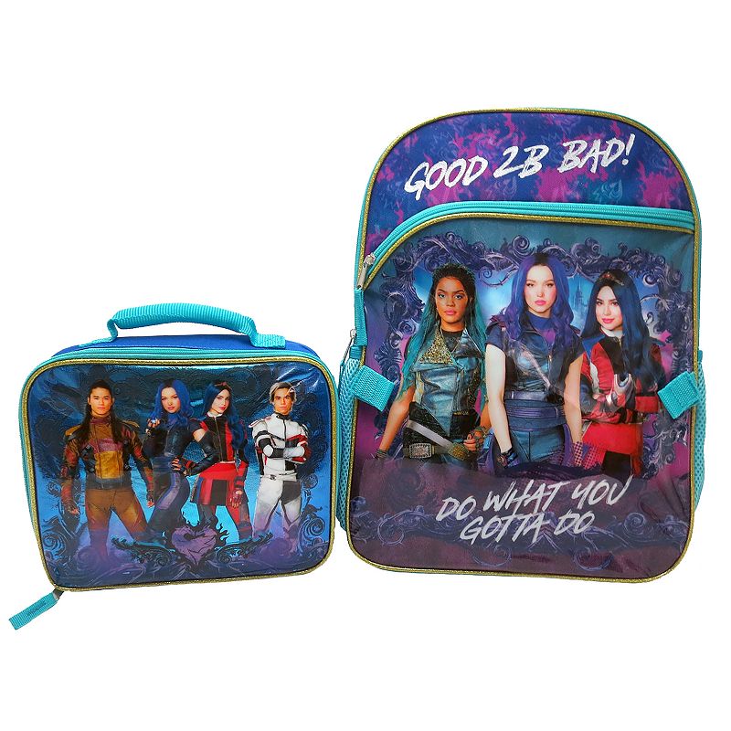 Disneys Descendents Backpack & Lunch Bag Set