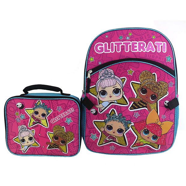 L.O.L. Surprise Backpack Lunch Bag Set