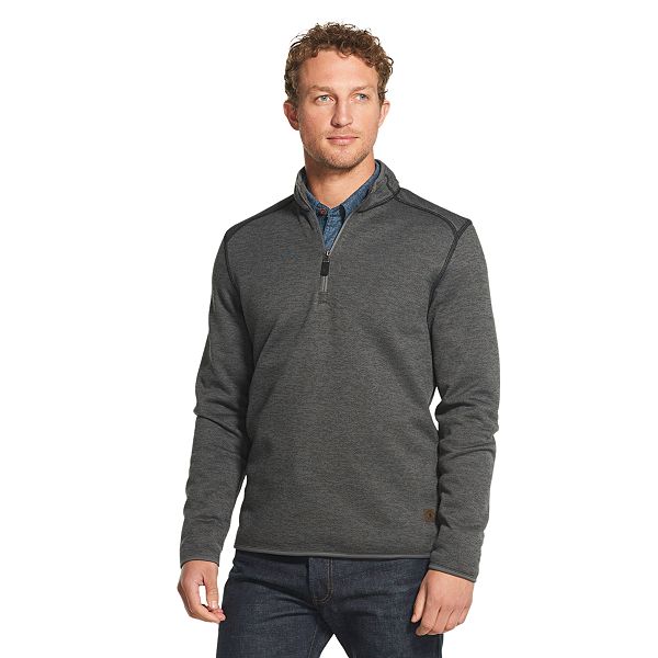 G.H. Bass & Co  Light ￼Long Sleeve Shirt Pull Over 1/4 Zip