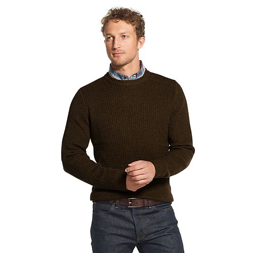 Men's G.H. Bass Ribbed Crewneck Sweater