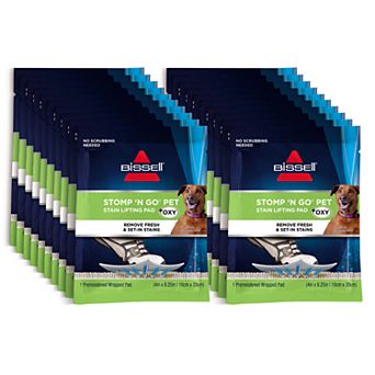 BISSELL Stomp 'N Go Pet Stain Lifting Pads + Oxy (20-Pack)
