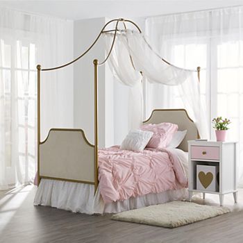 Little Seeds Monarch Hill Clementine Twin Canopy Bed