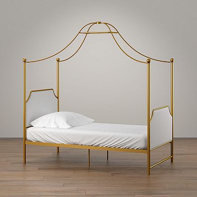 Little Seeds Monarch Hill Clementine Twin Canopy Bed