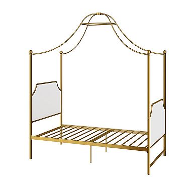 Little Seeds Monarch Hill Clementine Twin Canopy Bed