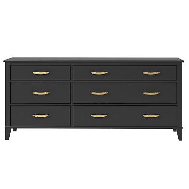 Little Seeds Black Monarch Hill Hawken 6-Drawer Dresser