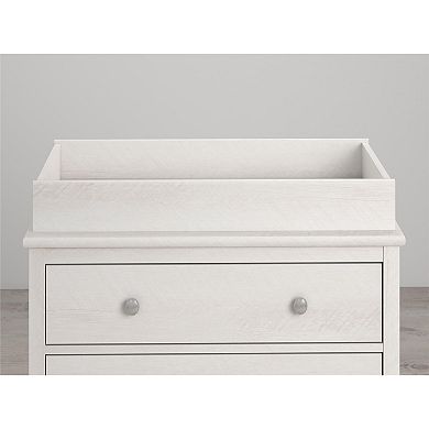 Little Seeds White Monarch Hill Poppy Changing Table Topper