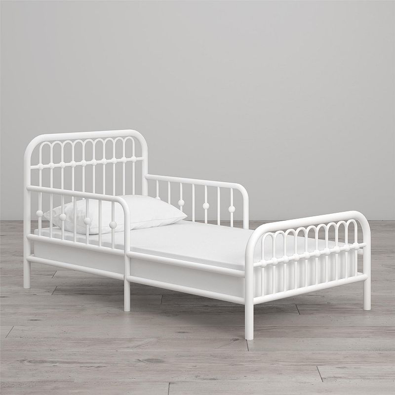 Little Seeds Monarch Hill Ivy Metal Toddler Bed, White