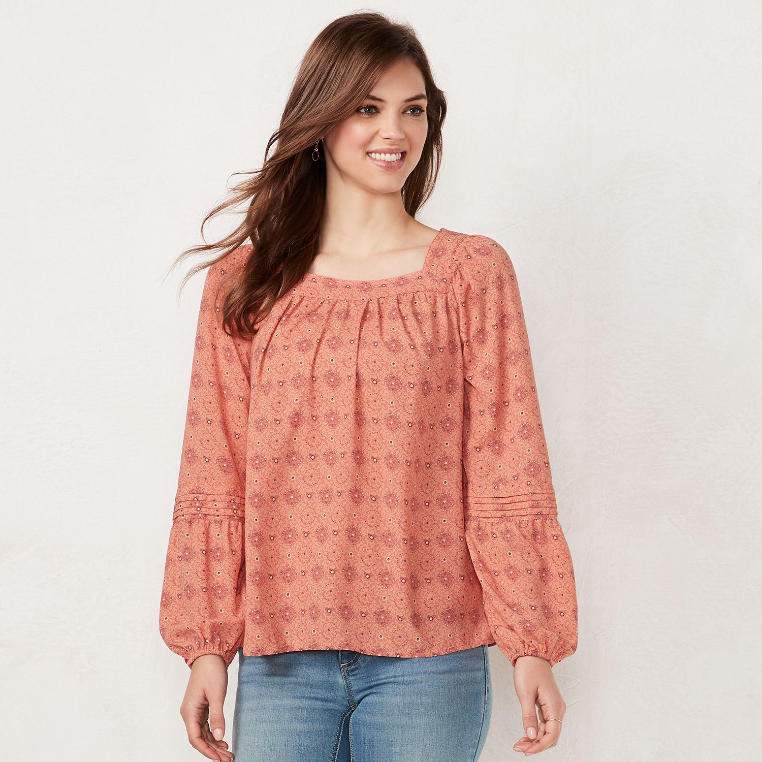 lauren conrad peasant top