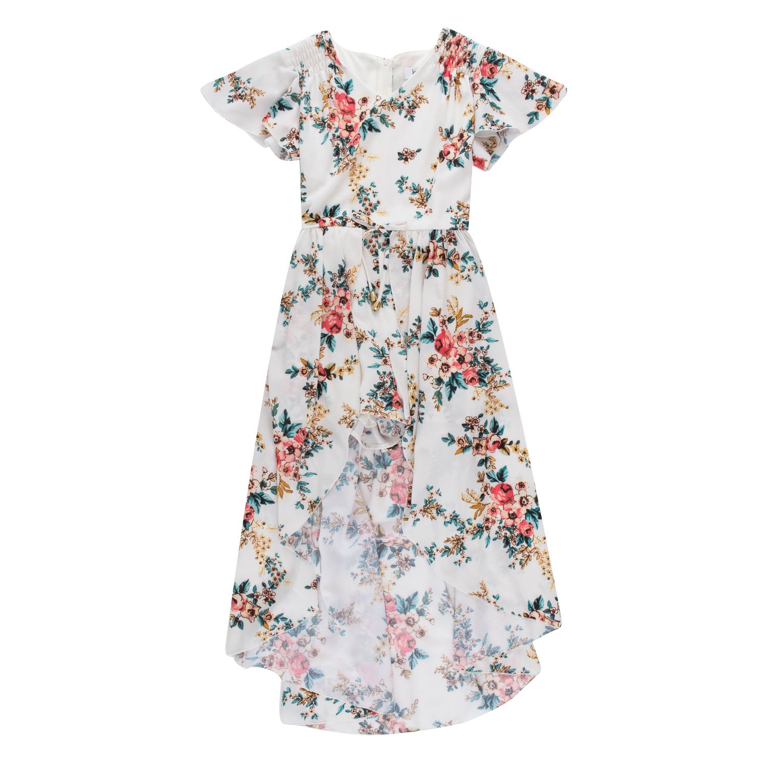 kohls girls white dresses