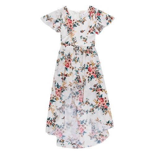 Kohls girls white store dress