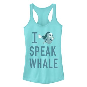 Disney / Pixar's Finding Dory Juniors' I Speak Whale Racerback Tank Top