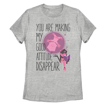 Juniors' Disney/Pixar's The Incredibles "Good Attitude Disappear" Missy Crew Tee