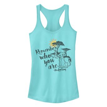 Juniors' Disney's The Lion King Remember Who You Are Retro Racerback Tank Top