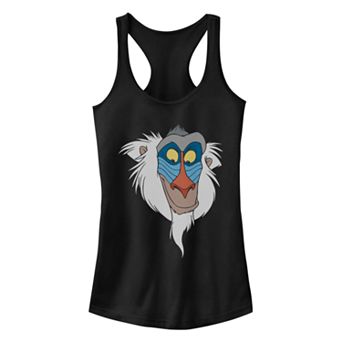 Juniors' Disney's The Lion King Rafiki Smile Racerback Tank Top