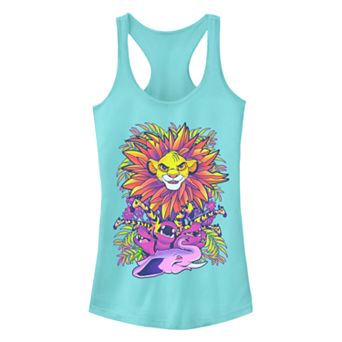 Disney's The Lion King Simba And Safari Friends Juniors' Racerback Tank Top