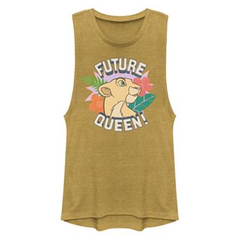 Juniors' Disney's The Lion King Nala Future Queen Portrait Muscle Tank Top