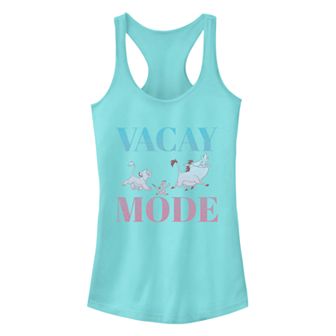 Juniors' Disney's The Lion King Vacay Mode Group Shot Racerback Tank Top
