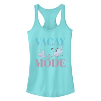 Juniors' Disney's The Lion King Vacay Mode Group Shot Racerback Tank Top