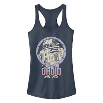 Juniors' Star Wars R2-D2 The Droid for Me Racerback Tank Top