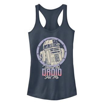 Juniors' Star Wars R2-D2 The Droid for Me Racerback Tank Top
