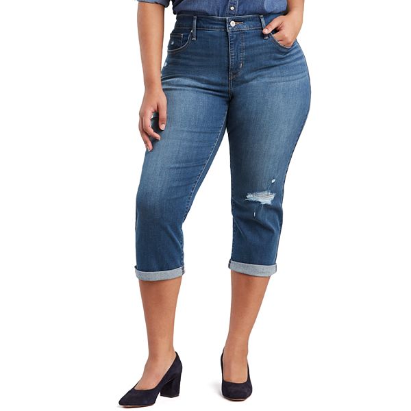 Plus Size Levi's® Shaping Capri Jeans