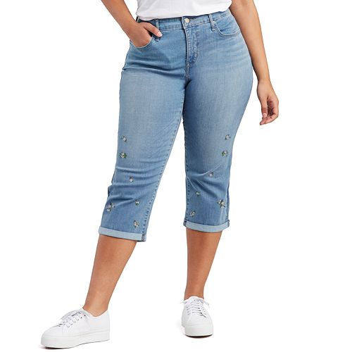 Plus Size Levi's® Shaping Capri Jeans