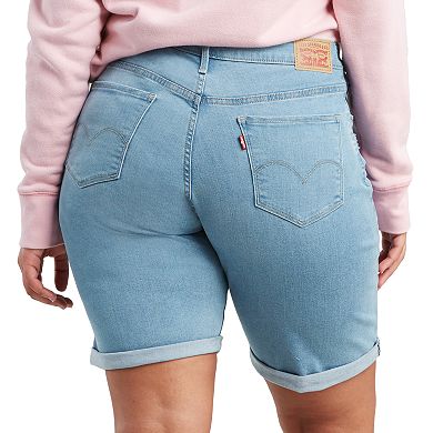 Plus Size Levi's® Shaping Bermuda Jean Shorts