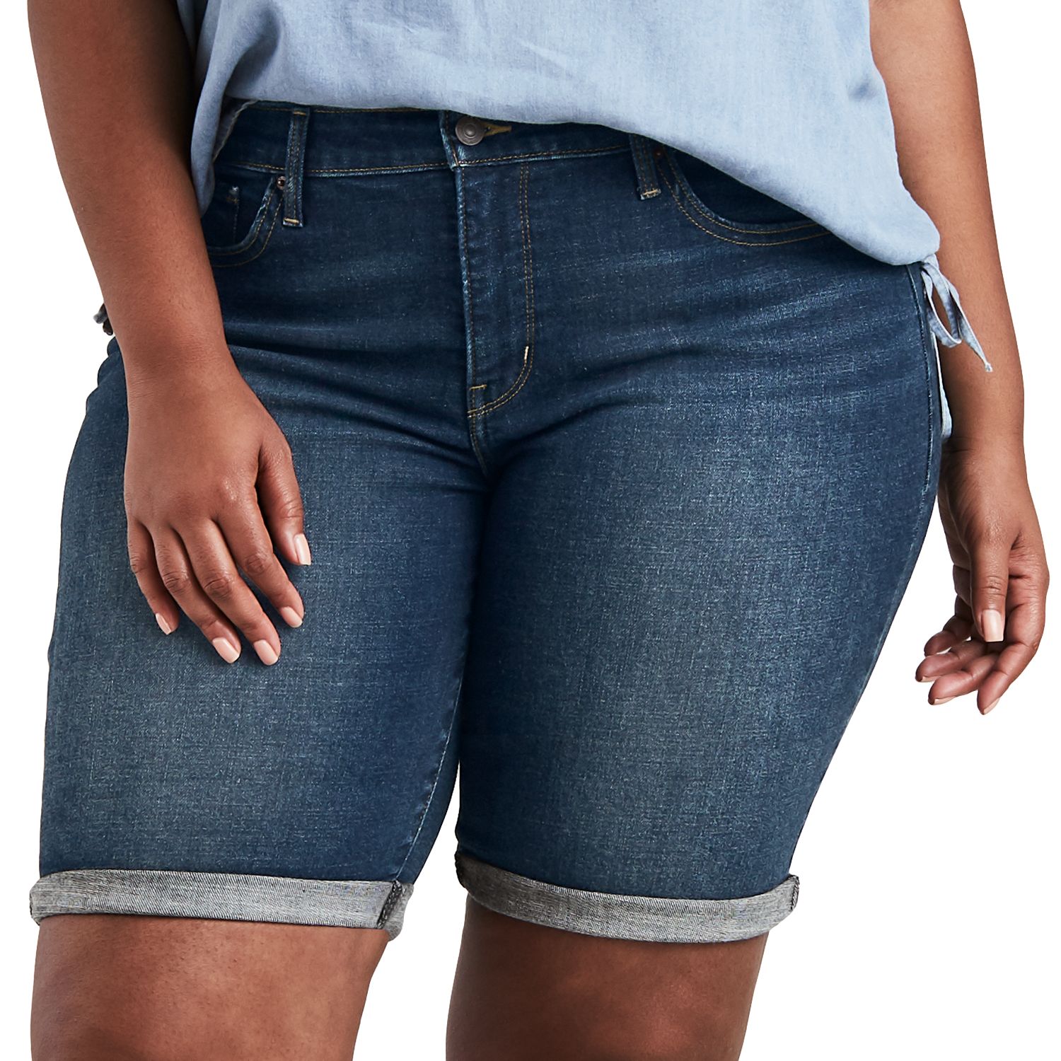 levi's plus size bermuda shorts