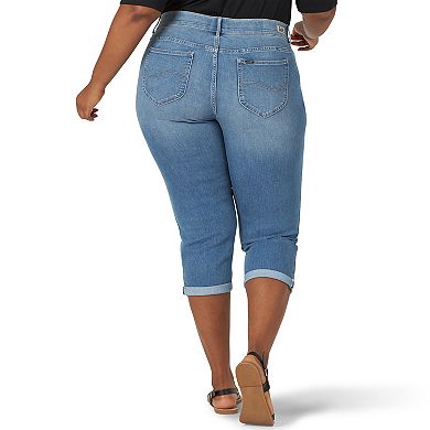 Plus Size Lee Flex Motion Capri Jeans