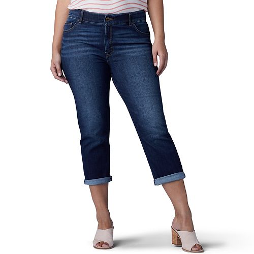 Plus Size Lee® Flex Motion Capri Jeans