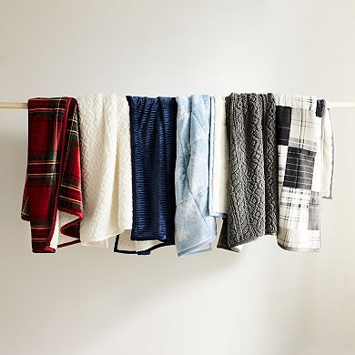 Cuddl Duds Home Sherpa Throw 