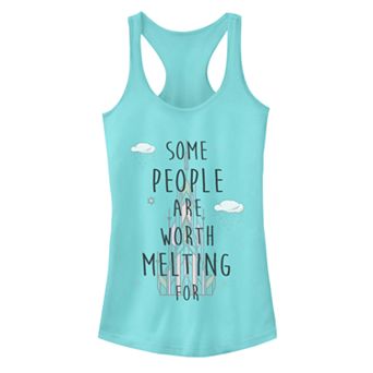 Juniors' Disney's Frozen Some People Are Worth Melting For Racerback Tank Top
