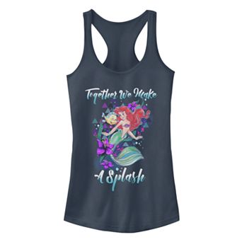 Juniors' Disney's The Little Mermaid Arial Make A Splash Racerback Tank Top
