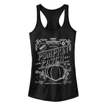 Juniors' Disney's Cinderella Midnight Pumpkin Patch Racerback Tank Top