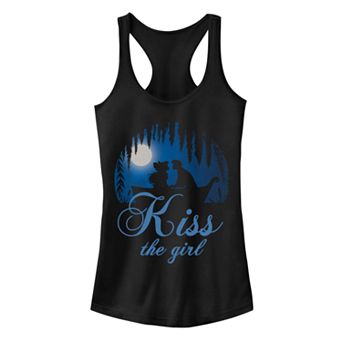 Juniors' Disney's The Little Mermaid Kiss The Girl Racerback Tank Top