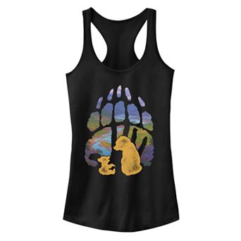 Juniors' Disney's Brother Bear Paw Portrait Ideal Racerback Tank Top