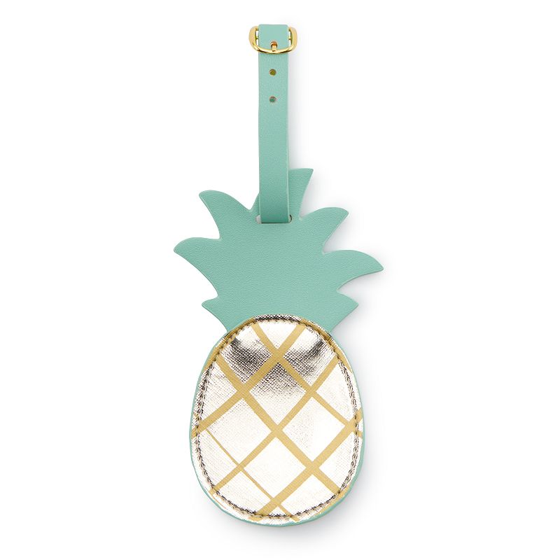 LC Lauren Conrad Pineapple Luggage Tag, Womens, Yellow